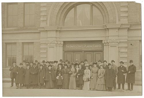 GROUP GATHERED IN FRONT OF THE