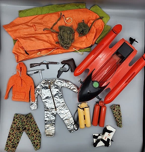 Group includes a vintage GI Joe