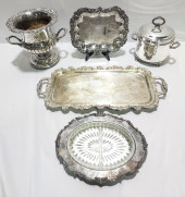 GROUP LOT ASSORTED SILVER PLAT