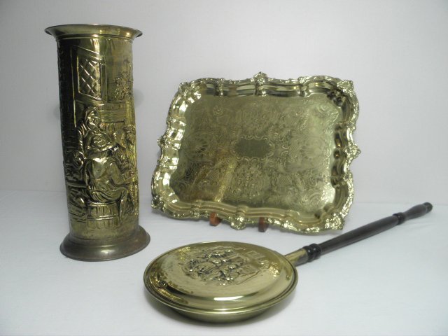 Group lot including all brass