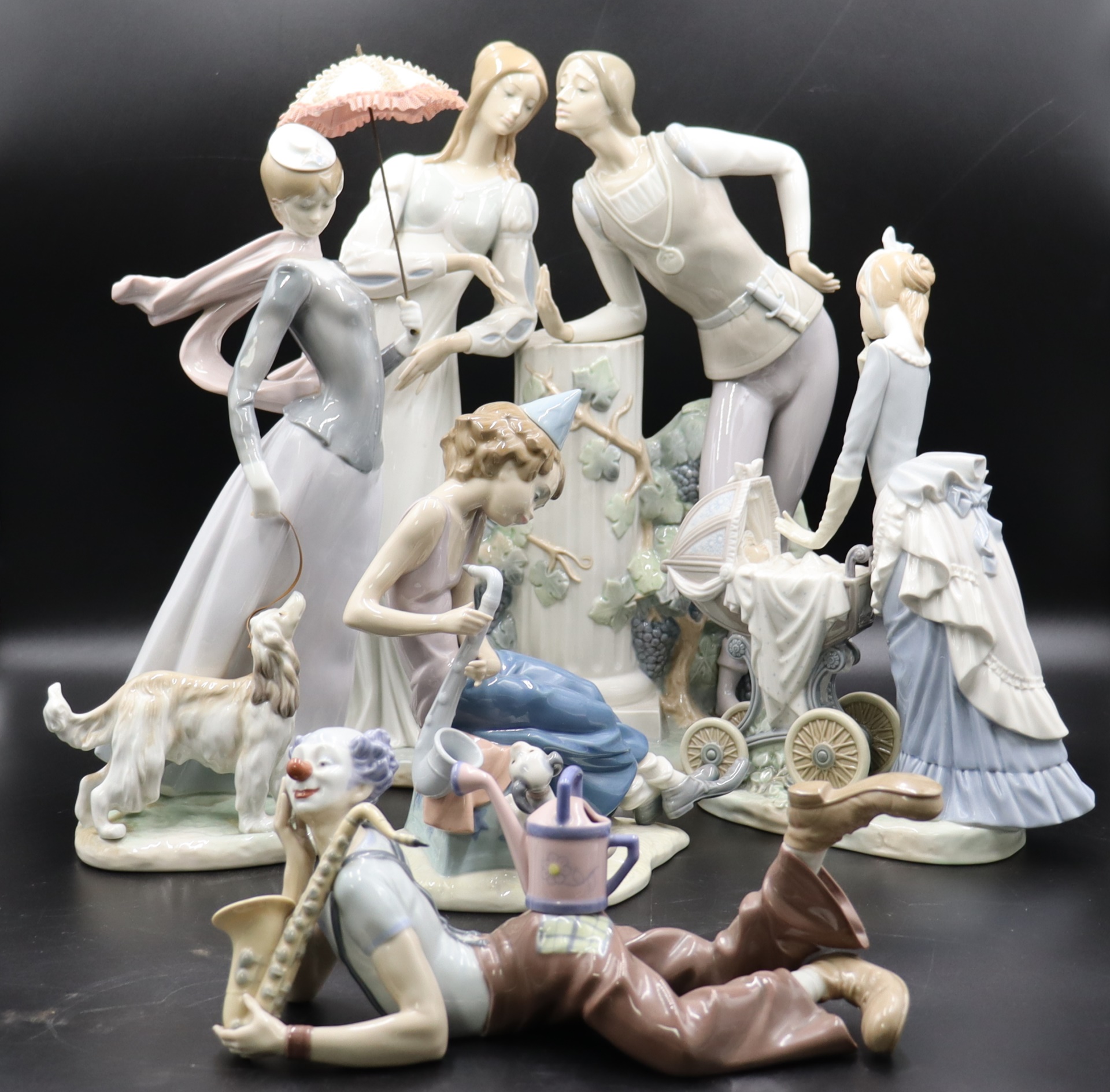 GROUP LOT OF 5 ASSORTED LLADRO