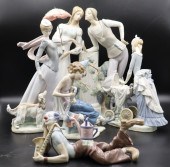 GROUP LOT OF 5 ASSORTED LLADRO