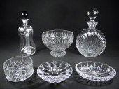 Group lot of assorted cut crys