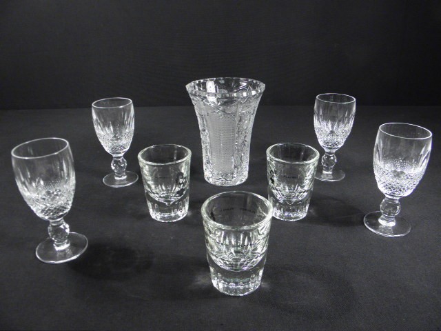 Group lot of assorted glass and cut