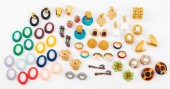 GROUP LOT OF DROP & CLIP EARRI