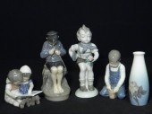 Group lot of five pieces of as