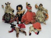 Group lot of five Spanish clot