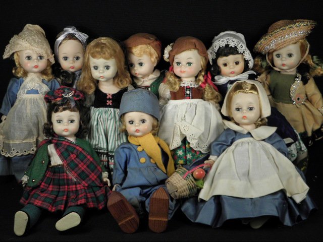Group lot of ten assorted Madame