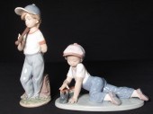 Group lot of two Lladro porcel