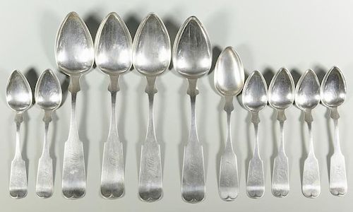 GROUP MEMPHIS COIN SILVER FLATWARE4