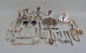 GROUP MOSTLY STERLING TABLEWAR