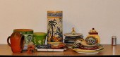 GROUP MOSTLY TALAVERA POTTERY