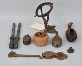 GROUP NINE ASSORTED SHIP'S ACC