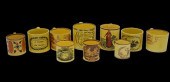 GROUP OF 10 CANARY YELLOW CHIL