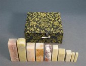 GROUP OF 10 CHINESE HARDSTONE