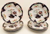 GROUP OF 10 IMARI PALETTE ENGL