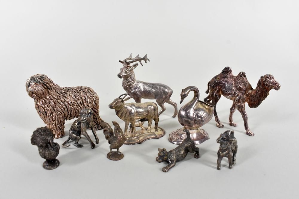 GROUP OF 10 MINIATURE