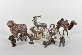 GROUP OF 10 MINIATURE SILVER/S