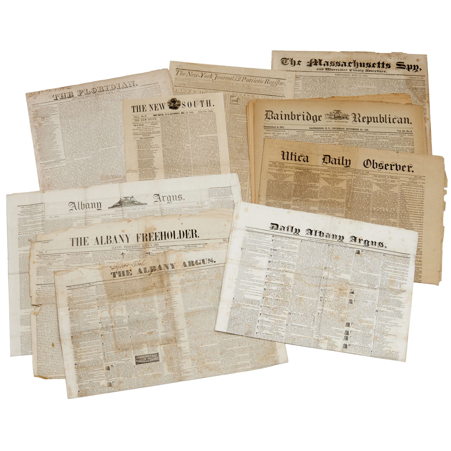 GROUP OF (11) ANTIQUE U.S.