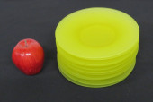 GROUP OF 11 CANARY SATIN YELLO