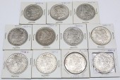 GROUP OF 11 CONSECUTIVE MORGAN
