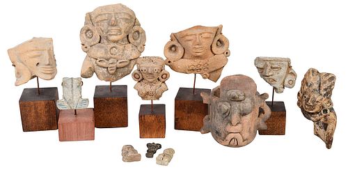 GROUP OF 11 PRE COLOMBIAN STYLE
