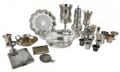 GROUP OF 113 SILVER PLATE FLAT