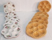 GROUP OF 12 FRENCH OYSTER PLAT
