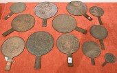 GROUP OF 12 JAPANESE BRONZE MI