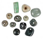 GROUP OF 12 LARGE MESOAMERICAN