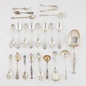 GROUP OF 12 STERLING & SILVER