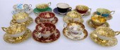 GROUP OF 13 ENGLISH HAND PAINT