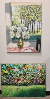 GROUP OF 13 FRAMED PIECES, TO