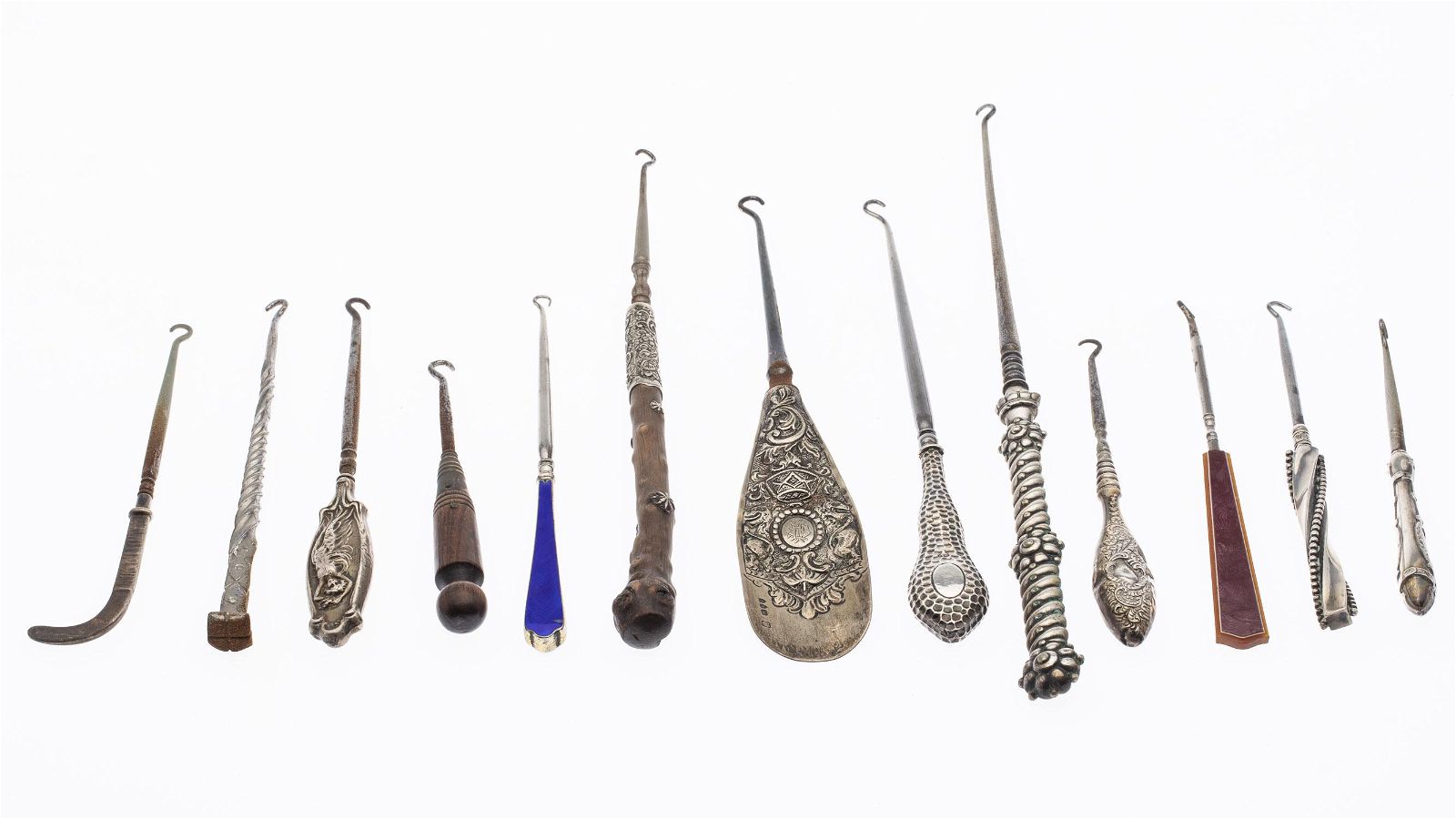 GROUP OF 13 STERLING SILVER AND