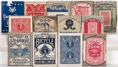 GROUP OF 13 VINTAGE PLAYING CA