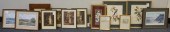 GROUP OF 14 ASSORTED FRAMED AR