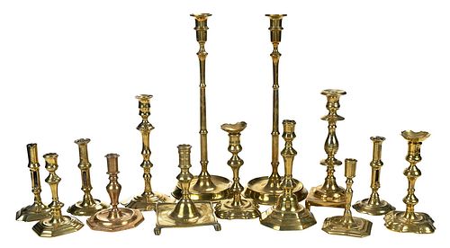 GROUP OF 14 BRASS