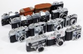 GROUP OF 14 JAPANESE 35MM CAME