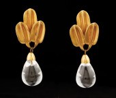GROUP OF 14 KT. YELLOW GOLD EA
