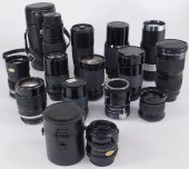 GROUP OF 14 NIKON F MOUNT LENS