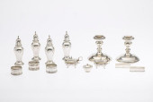 GROUP OF 14 STERLING SILVER TA