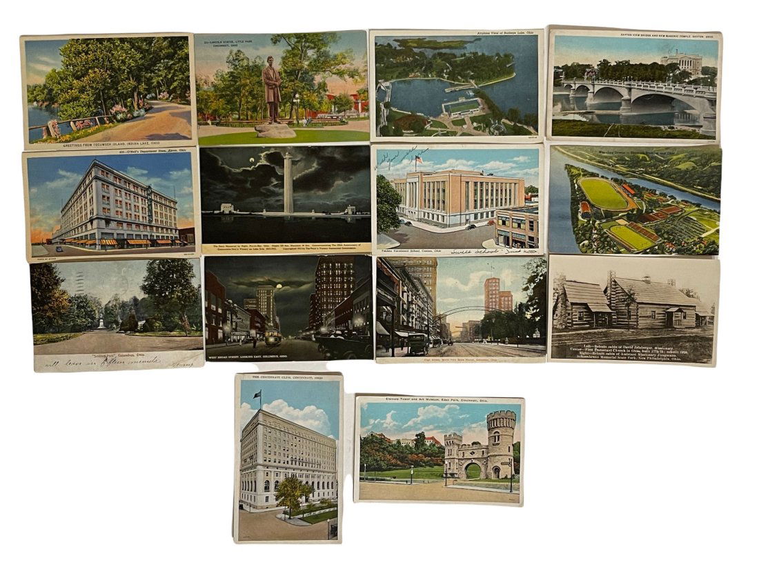 GROUP OF 14 TOURISM POSTCARDS