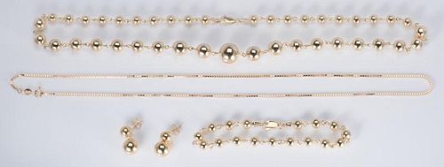 GROUP OF 14K AND 18K JEWELRY1st