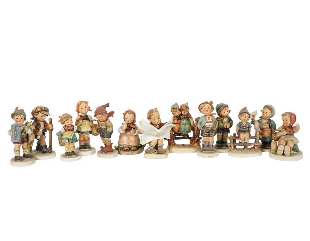 GROUP OF 15 HUMMEL FIGURESprinted