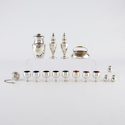 GROUP OF 16 STERLING SILVER