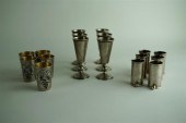 GROUP OF 17 SILVER CORDIALS AN