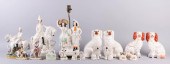 GROUP OF 17 STAFFORDSHIRE PIEC