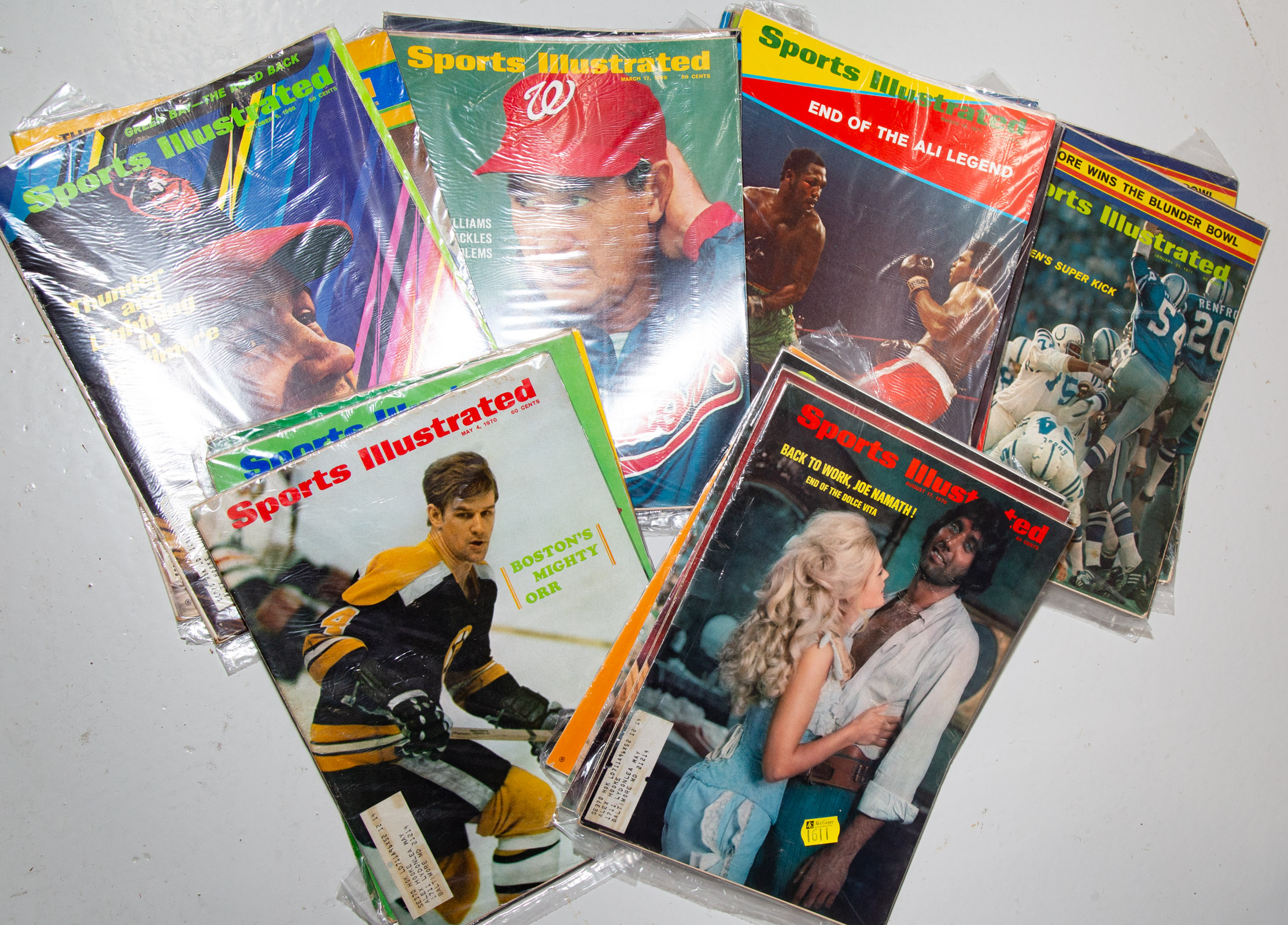 GROUP OF 1960S & '70S SPORTS