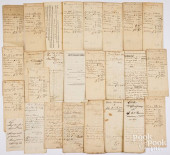 GROUP OF 19TH C. DEEDS<br>Grou
