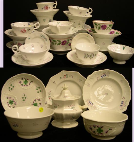 Group of 19th C. English sprig